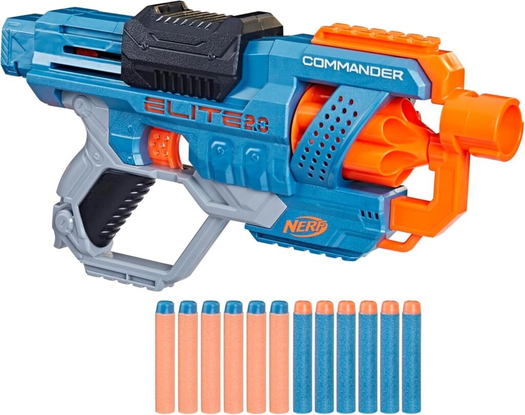 nerf elite 2.0 commander rd 6 blaster